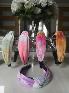Rainbow Tie Dye hairband