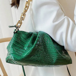 Cora Croc Green Bag