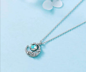 Crystal Moon Necklace