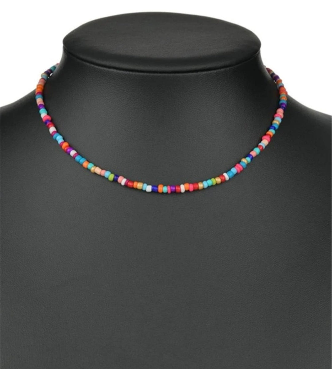 Rainbow beaded Necklace