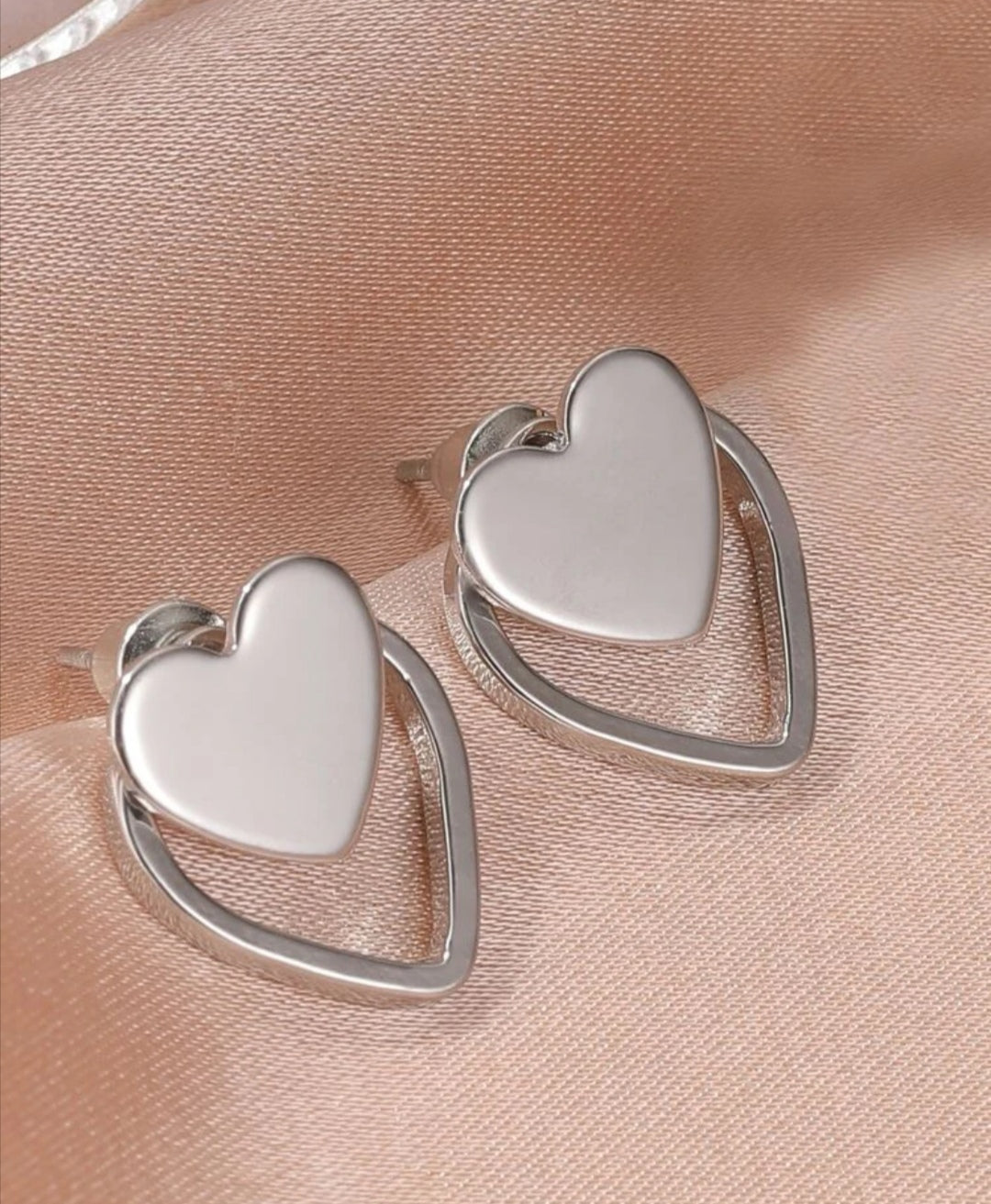 Heart Jacket Earrings